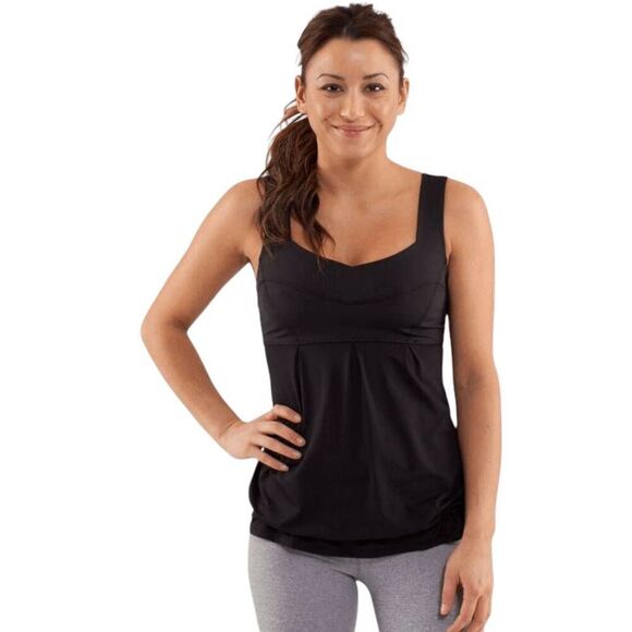 LULULEMON ATHLETICA Tame Me Tank in Black Size 4 - Picture 1 of 8